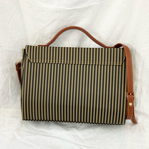 Chenson Vintage Striped Satchel - Picture 6 of 13